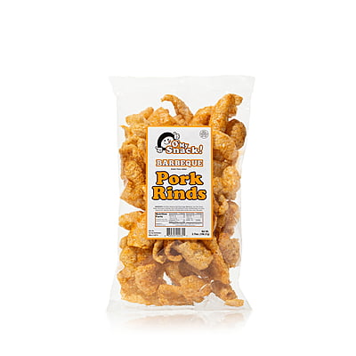 B.B.Q. PORK RINDS - Pack of 4