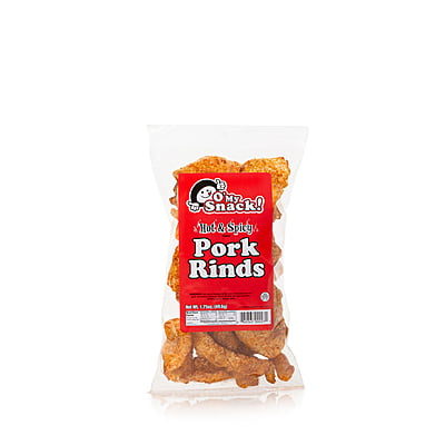 HOT & SPICY PORK RINDS - Pack of 5