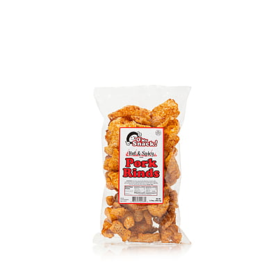 HOT & SPICY PORK RINDS - Pack of 4