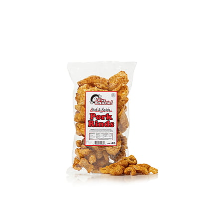 HOT & SPICY PORK RINDS - Pack of 4